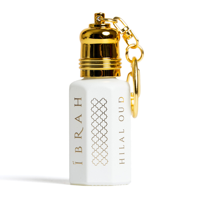 IBRAH Hilal Oud Key Ring – Crescent Moon Oud