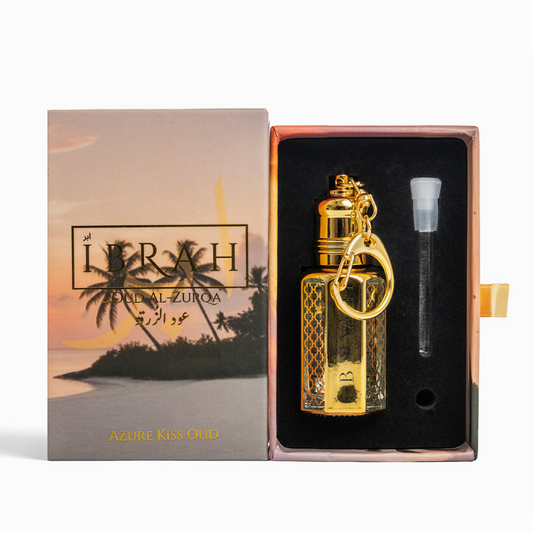 IBRAH Zoud Al-Zurqa Oud Key Ring – Azure Kiss Oud